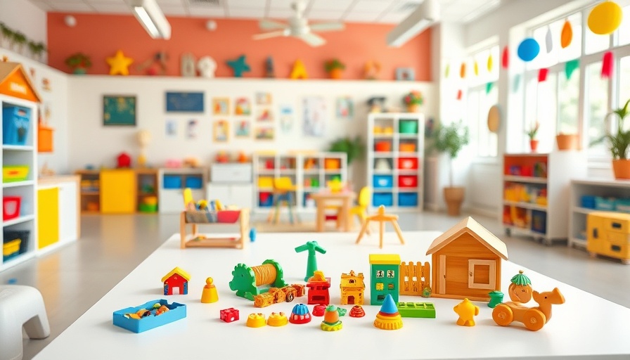 Inviting childcare classroom with educational toys, illustrating Michigan Child Care Crisis.