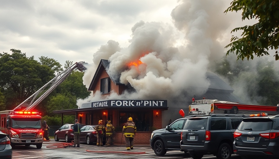 Fork n' Pint fire with firefighters battling blaze, Waterford community scene