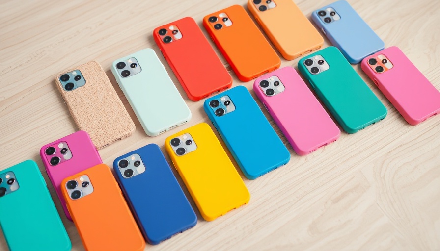 Colorful phone cases display, 'Do you need a phone case in 2025?'