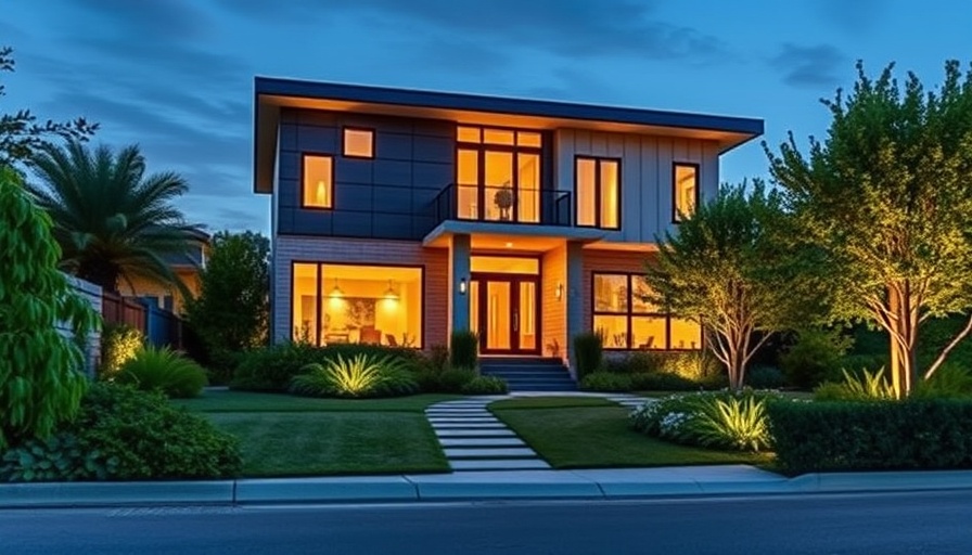 Modern house front elevation with stylish design