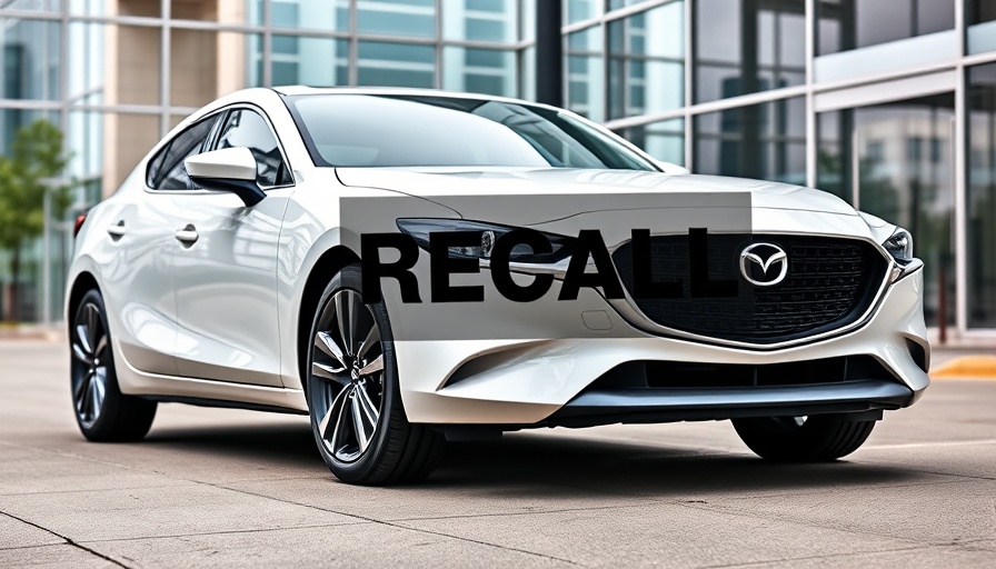 Mazda car recall notice at dealership - Mazda Airbag Recall.