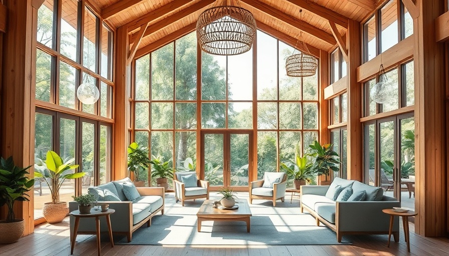Bright sunroom with sustainable home additions