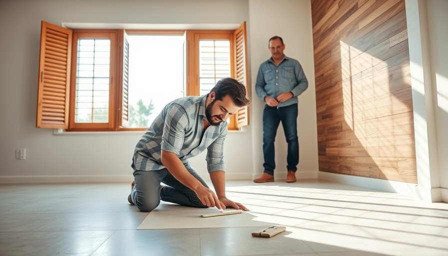 Men tackling first-time renovation challenges in a modern room.
