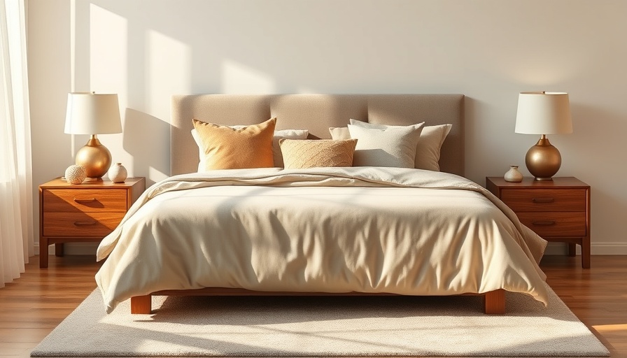 Cozy bedroom with plush bed, best places to position your bed.