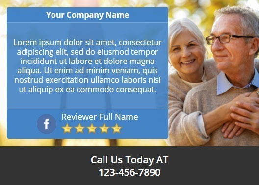 5 star review posted to social media for medical providers.