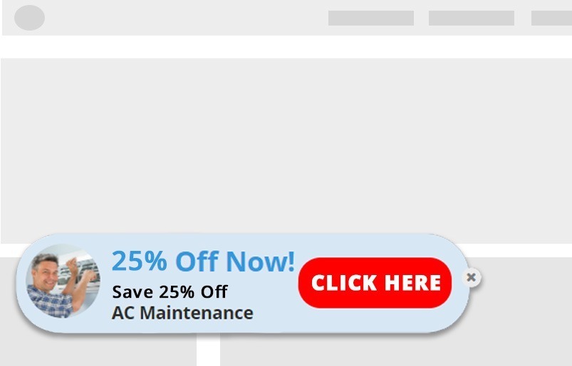 Special Offer Widget at the bottom of post article