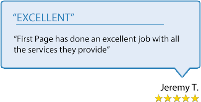 Review: First Page has done an excellent job with all the services they provide.