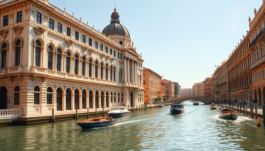 Elegant wedding venues near me with historic architecture by a canal.