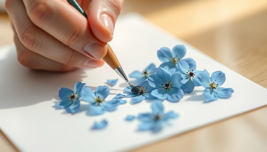 Creative hand painting with watercolors for business Christmas cards.