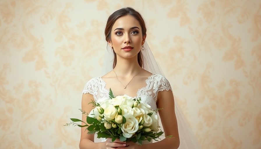 Elegant bride with bouquet, ideal for wedding venues near me