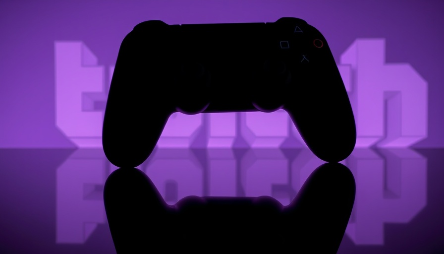 Twitch vertical video testing setup with controller silhouette