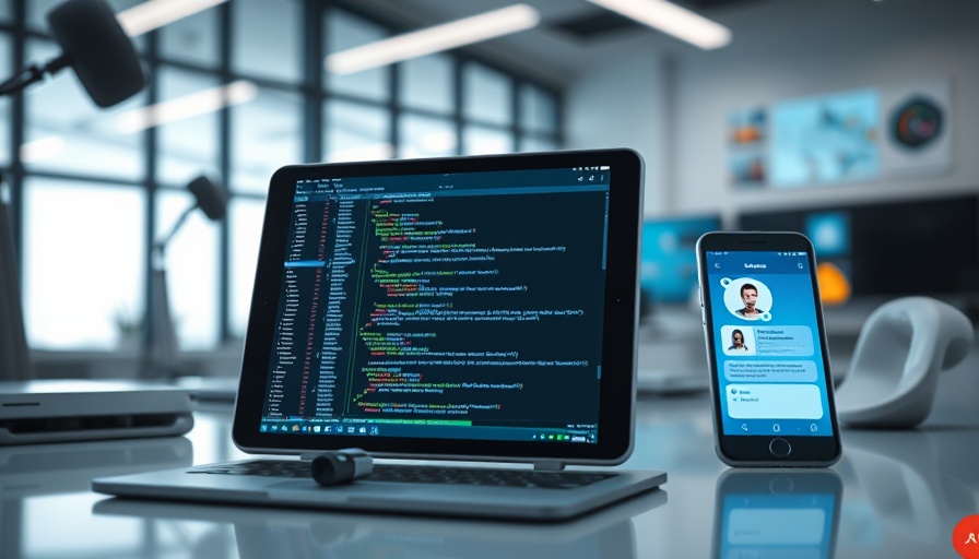 AI-Powered Chat Application development workspace featuring coding and app interface.