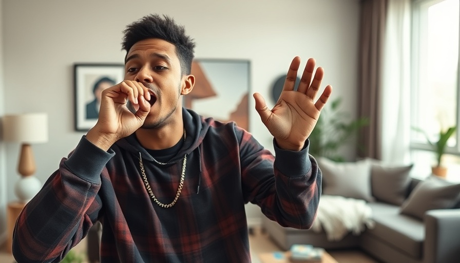 Young man beatboxing in a modern living room - Discover the Magic of Beatboxing