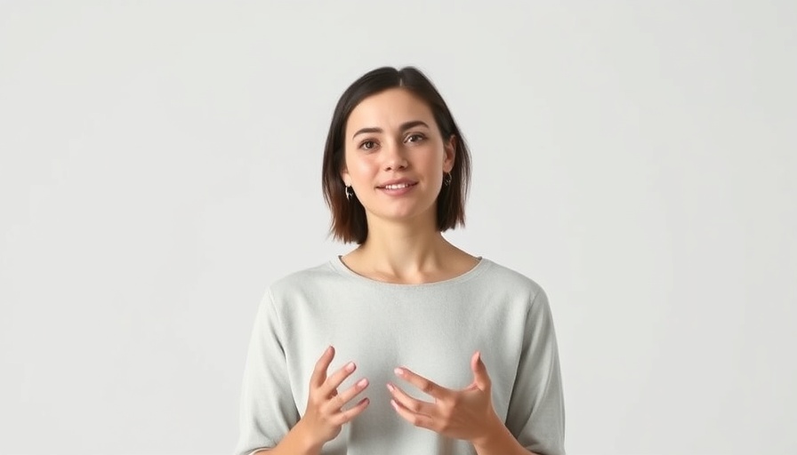 Confident presenter discussing Google I/O 2025 announcements.