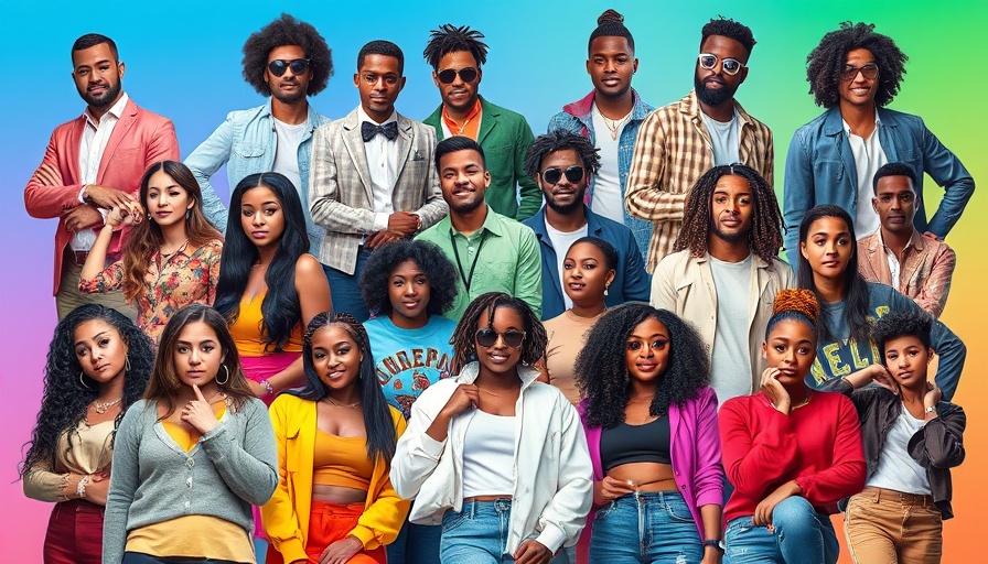 Diverse and stylish avatars in a vibrant collage, showcasing AI Avatar Video Generator capabilities.