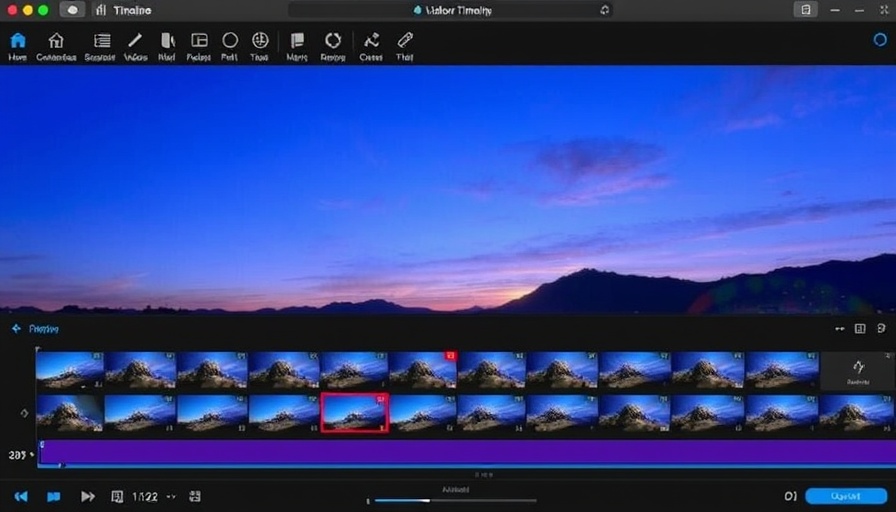 Can I import several video clips into one timeline?