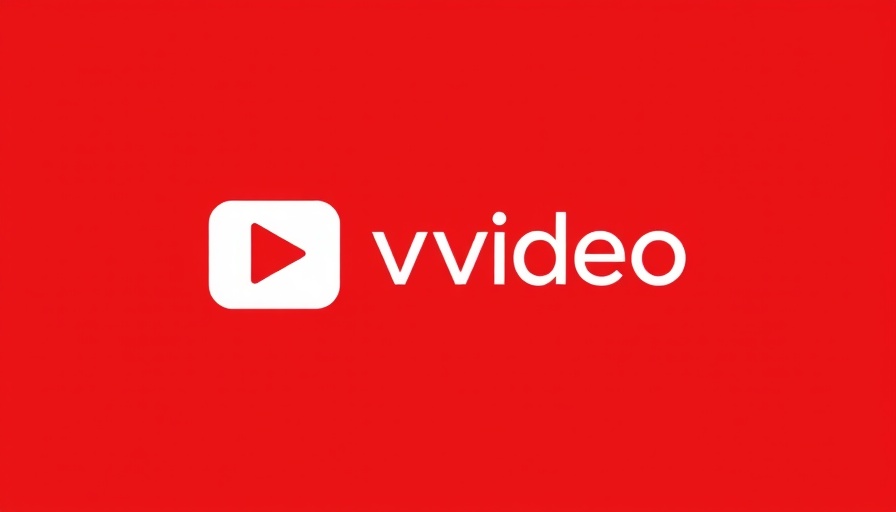 Google Veo 3 AI Video Generator digital logo on red background.