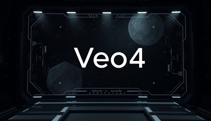 Futuristic AI video generation platform display