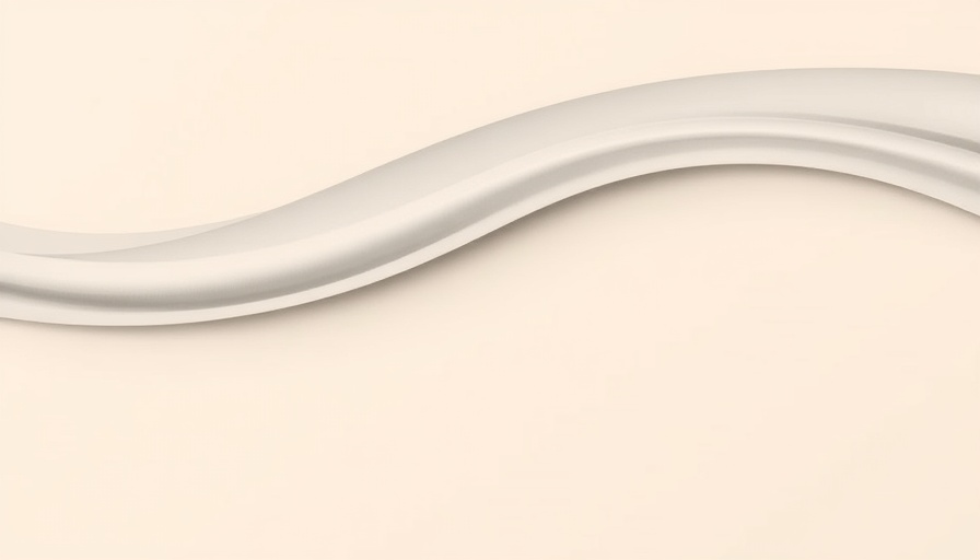 Abstract design with curved gray lines on beige background.