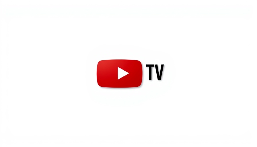 Minimalist logo representing YouTube TV in vivid colors.
