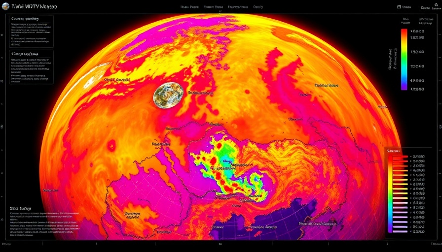 Heat map of volcanic eruptions on Mars with data overlays.