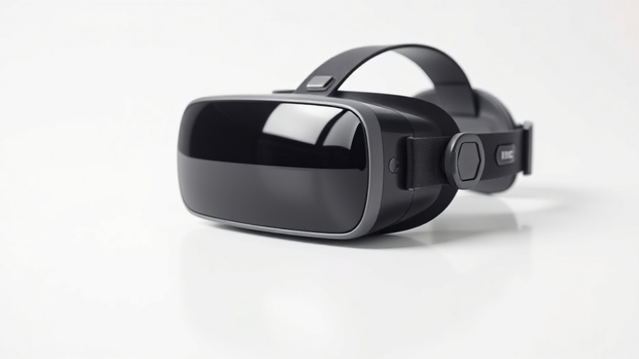 Sleek VR headset for Samsung Galaxy XR Launch on white background