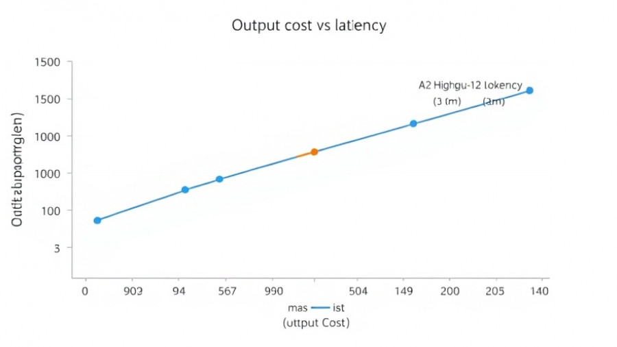 Graph of cost vs. latency for LLM workloads on GKE