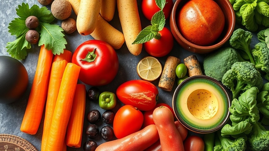 Incorporating health trends: vibrant fitness and nutrition routine in dynamic layout.