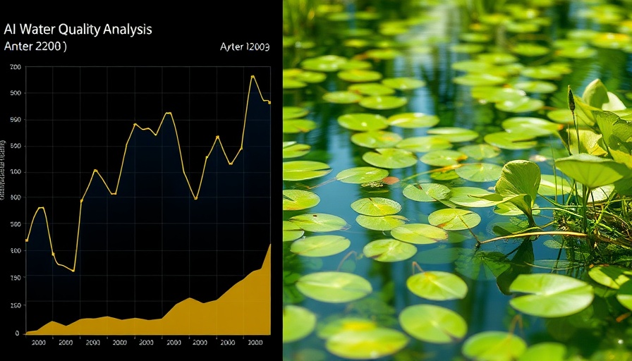 AI water quality analysis with chart and freshwater comparison.