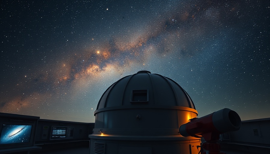 Observatory examining exploding white dwarfs diversity in starry night.