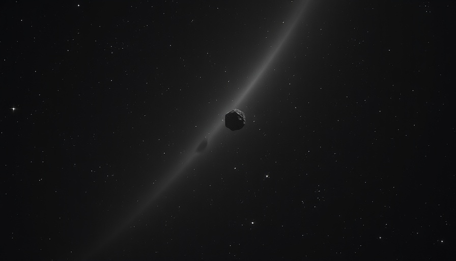 Asteroid in space highlighting impact probability study