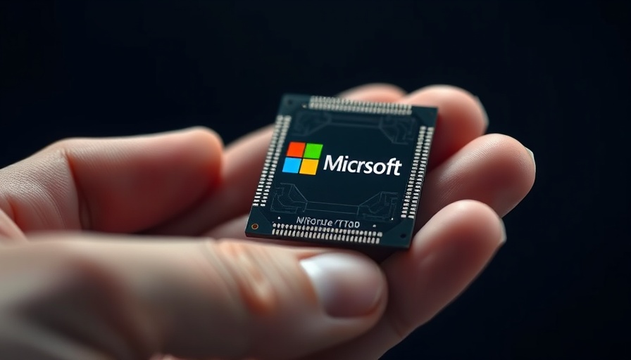 Close-up of Microsoft quantum chip showcasing breakthrough.
