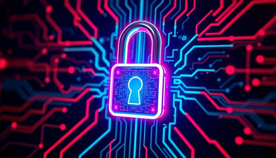 Futuristic digital padlock symbolizing Cloud Security Solutions for AI Protection