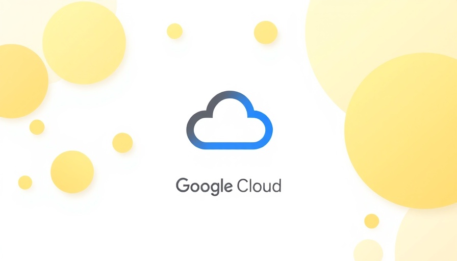 AI-driven telecom demonstrations abstract design with Google Cloud logo.
