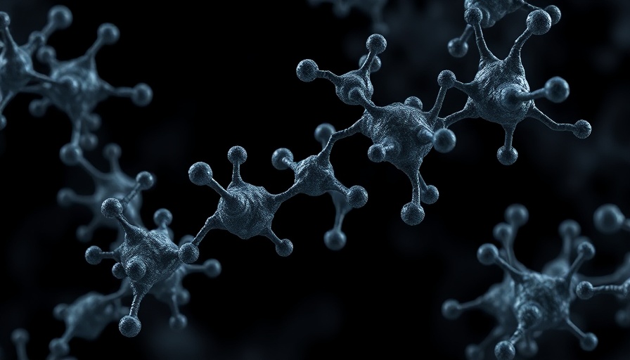 Intricate molecular structure representing gene editing
