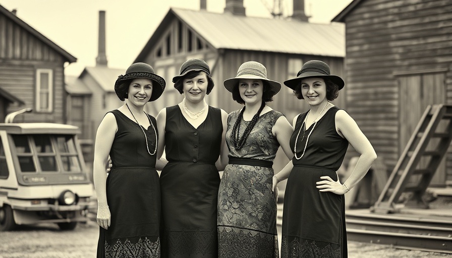 1920s women posing outdoors, first woman to work in a technical role at NASA.