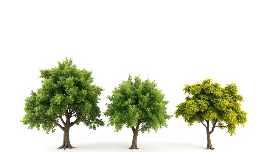 3D tree reconstruction algorithm showing tree growth stages.