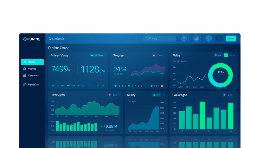 Dashboard interface showing data metrics, AI in veterinary medicine.