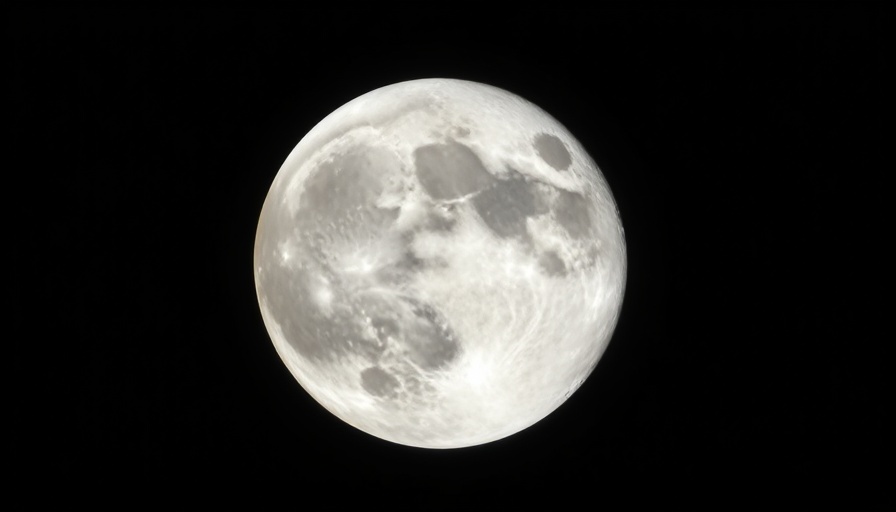 Detailed full moon image related to moon landing.