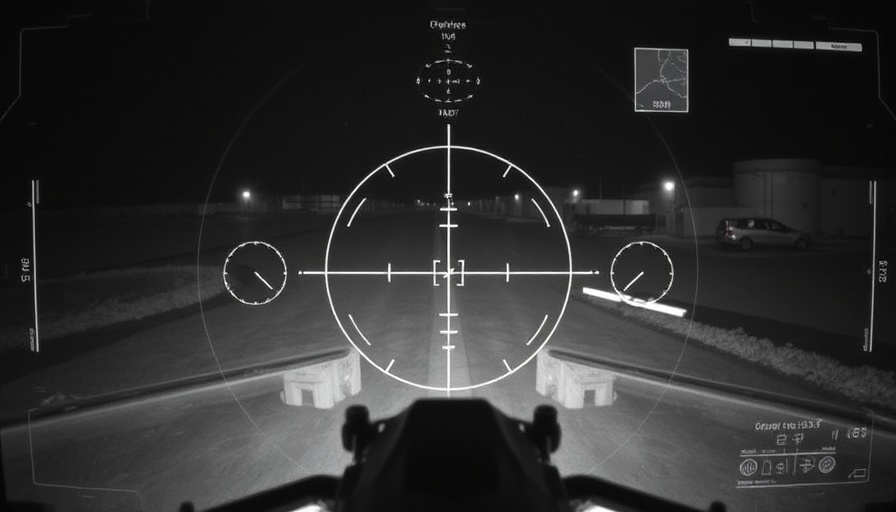 Ukrainian naval drones targeting system in thermal view.