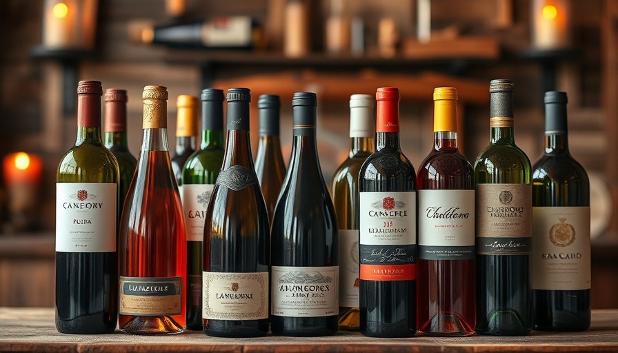 Wine bottles in warm, rustic setting showcasing wine authenticity technology.