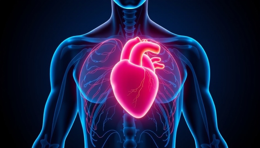 Calcium score risk illustrated with heart diagram and warning sign.