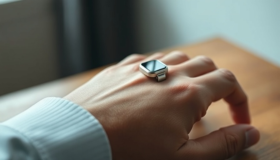 AI ring tracks spelled words in American Sign Language, on a hand.