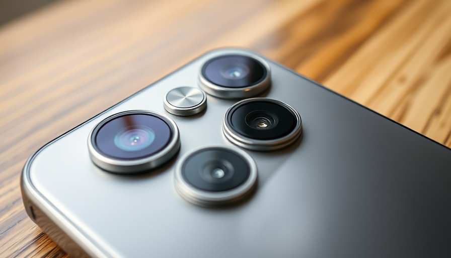 Samsung Galaxy S26 Ultra camera upgrade close-up on wooden surface.