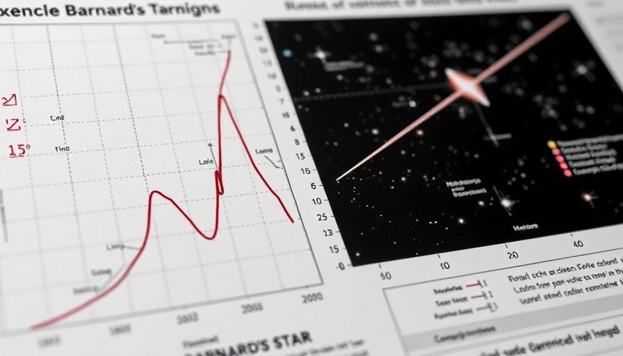 Graphs showing Barnard's Star planets discovery data trends