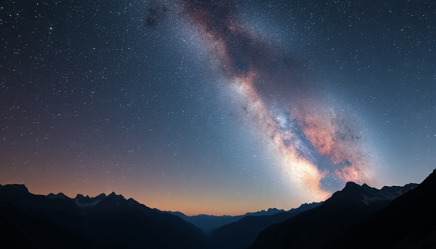 Stunning Milky Way over mountains showcasing astrophotography camera comparison.