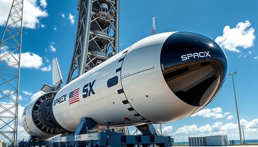 SpaceX Crew Dragon on launch pad for Fram2 mission