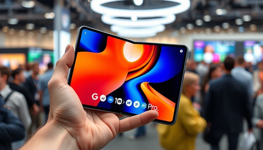 Hands-on with Google Pixel 10 Pro Fold showing interface.