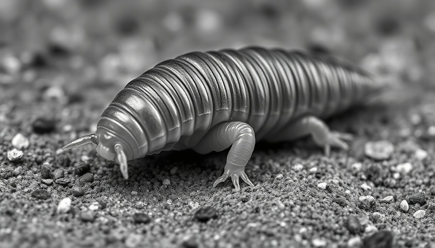 Microscopic tardigrade showcasing survival in space.