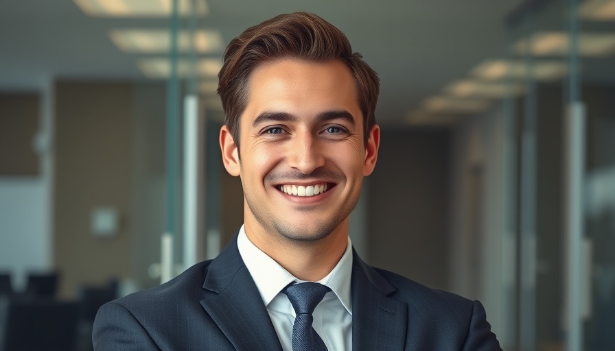 Young man in suit representing gene editing revolution.